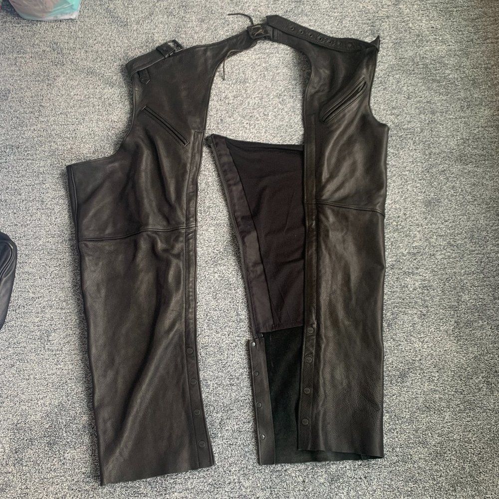 Wilsons Leather Protech Performance Chaps‎ Genuine Leather Size XXL Made in USA